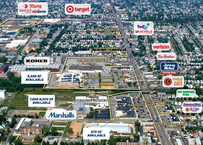 2150 Delaware Ave, Buffalo, NY for lease - Aerial - Image 2 of 3