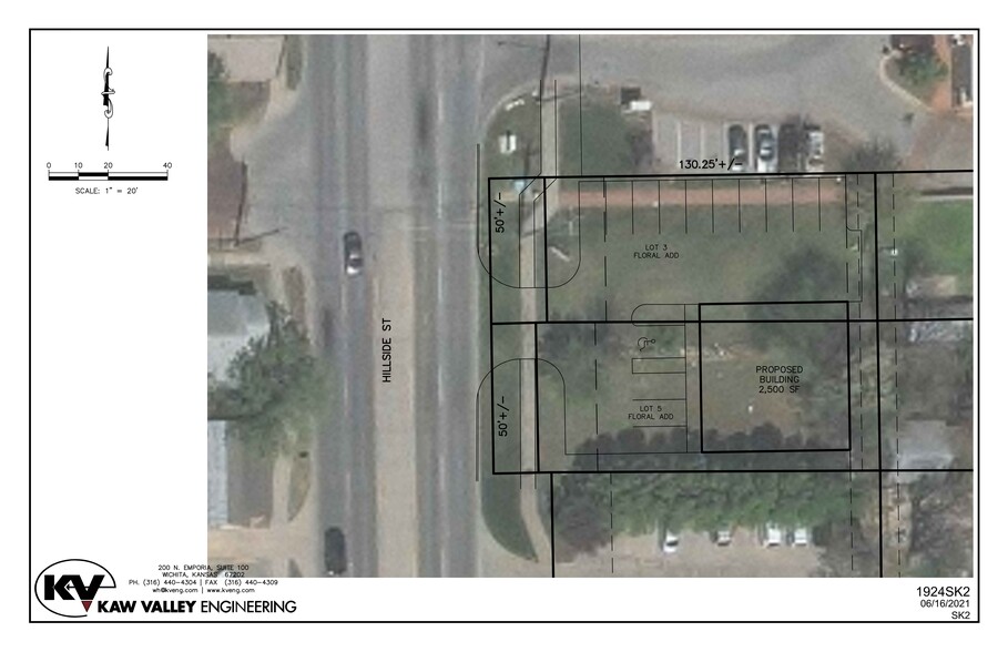 344-346 N Hillside Ave, Wichita, KS for lease - Site Plan - Image 2 of 3