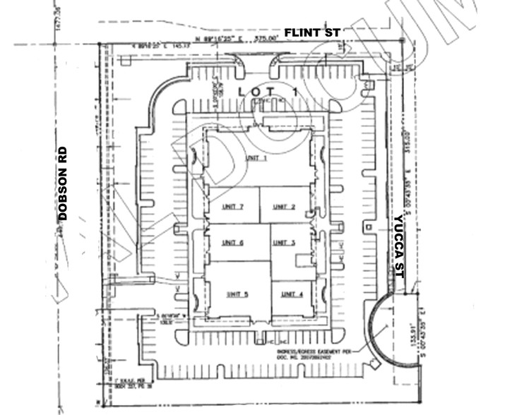 333 N Dobson Rd, Chandler, AZ for lease - Plat Map - Image 2 of 19