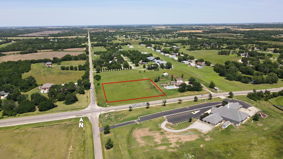 W 85th St N & N Seneca st, Valley Center, KS for sale - Aerial - Image 2 of 3