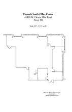 41800 W 11 Mile Rd, Novi, MI for sale Floor Plan- Image 1 of 1