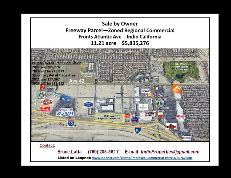 Improved Commercial Parcels portfolio of 2 properties for sale on LoopNet.com - Aerial - Image 3 of 15