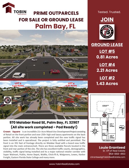 970 Malabar Rd SE, Palm Bay, FL for sale - Building Photo - Image 1 of 1