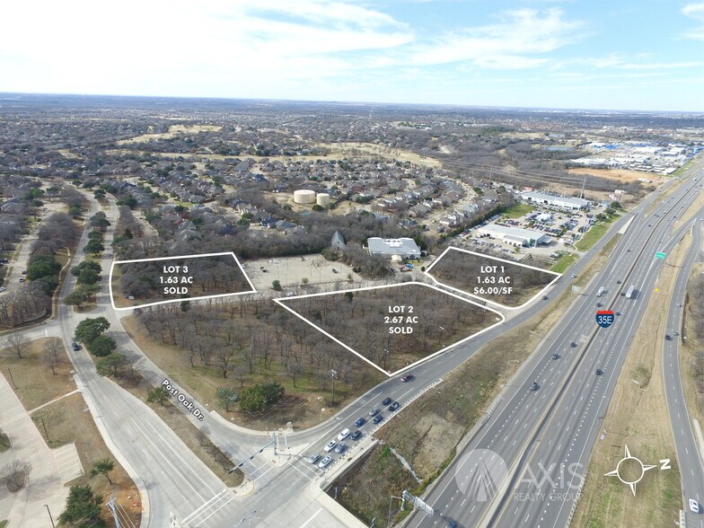 Post Oak Rd, Denton, TX 76210 1.63 AC Post Oak Dr. & I35E Lot 1