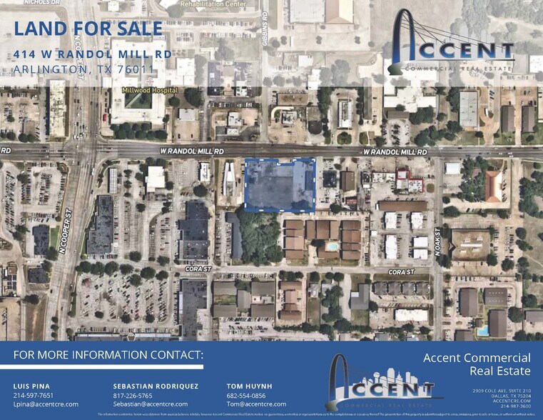 412-414 W Randol Mill Rd, Arlington, TX for sale - Building Photo - Image 1 of 1