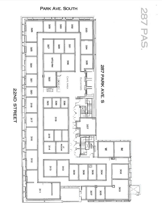 287 Park Ave S, New York, NY for lease Floor Plan- Image 1 of 1