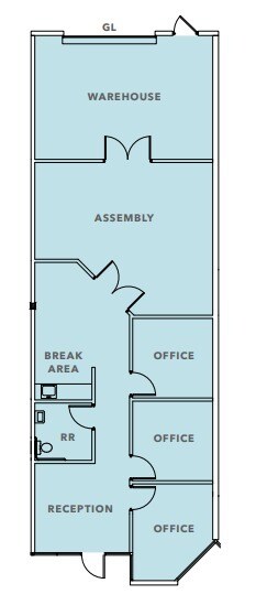 610 Gateway Center Way, San Diego, CA for lease Floor Plan- Image 1 of 1
