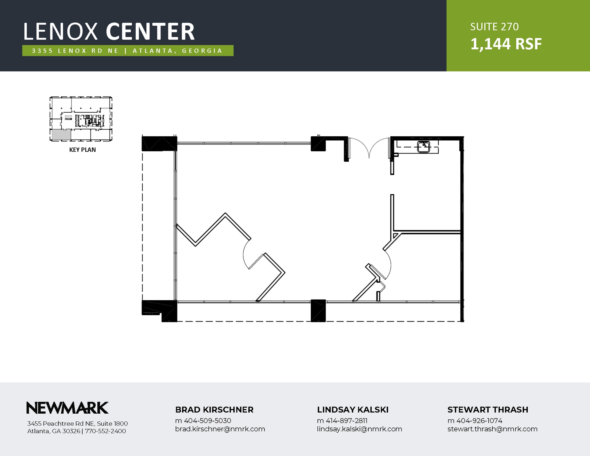 3355 Lenox Rd NE, Atlanta, GA for lease Floor Plan- Image 1 of 1