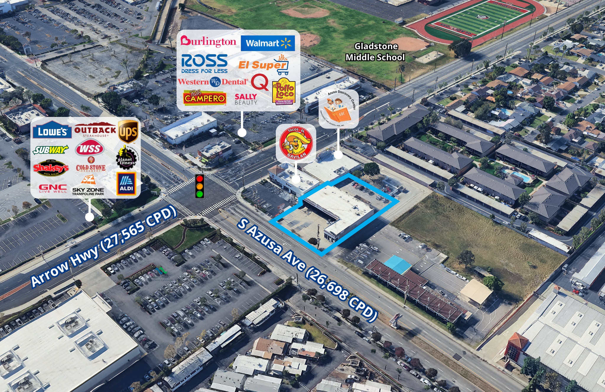 877 S Azusa Ave, Azusa, CA for lease Building Photo- Image 1 of 7