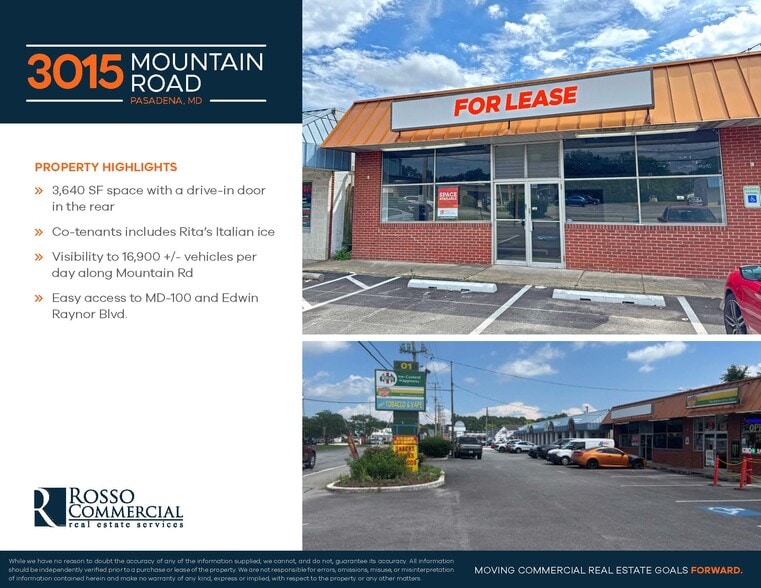 3001-3015 Mountain Rd, Pasadena, MD for lease - Building Photo - Image 2 of 12