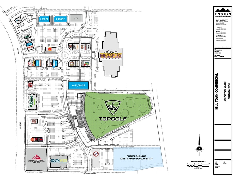 600 N Mill Rd, Vineyard, UT for lease - Site Plan - Image 2 of 9