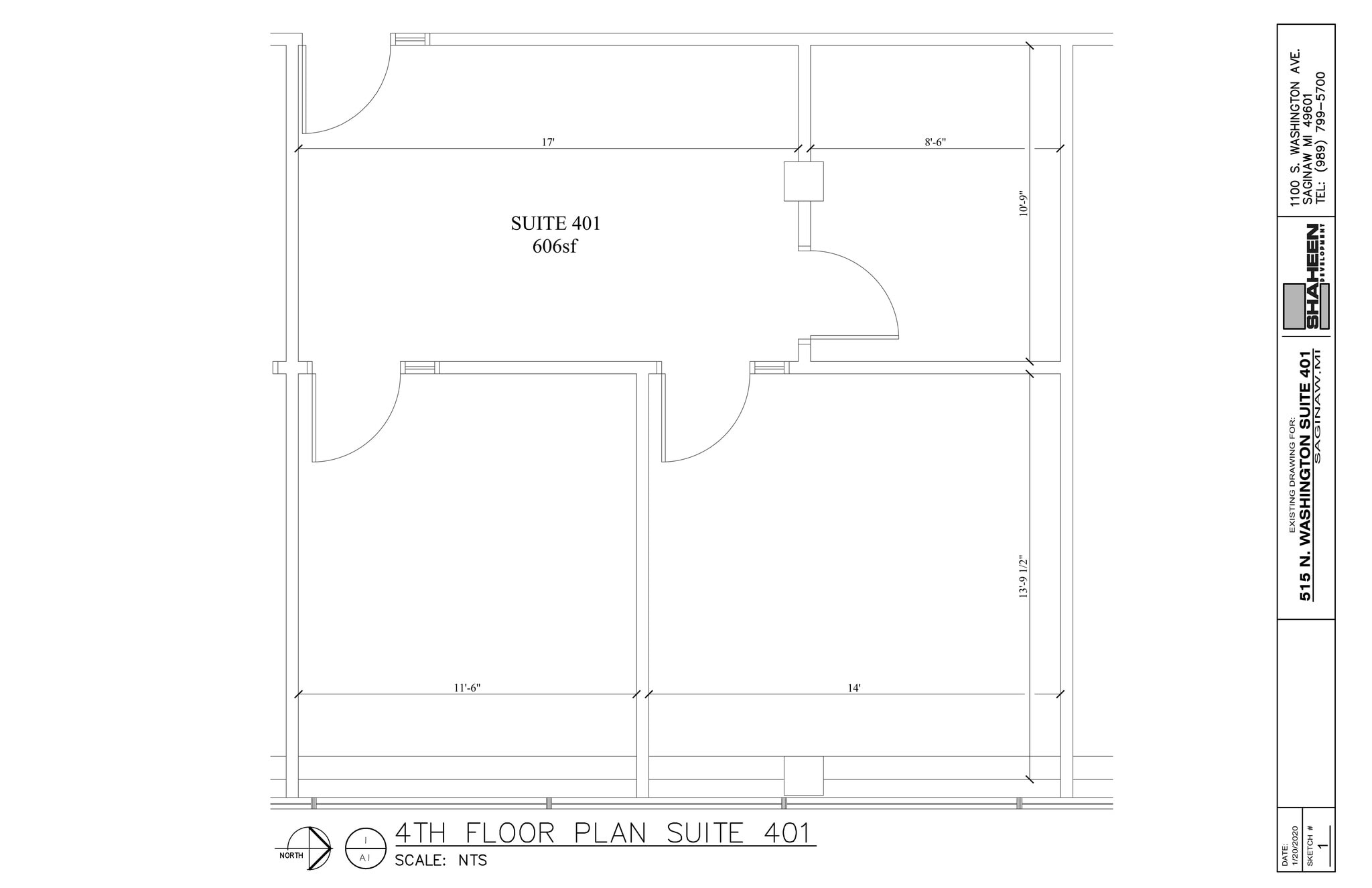 515 N Washington Ave, Saginaw, MI for lease Site Plan- Image 1 of 1