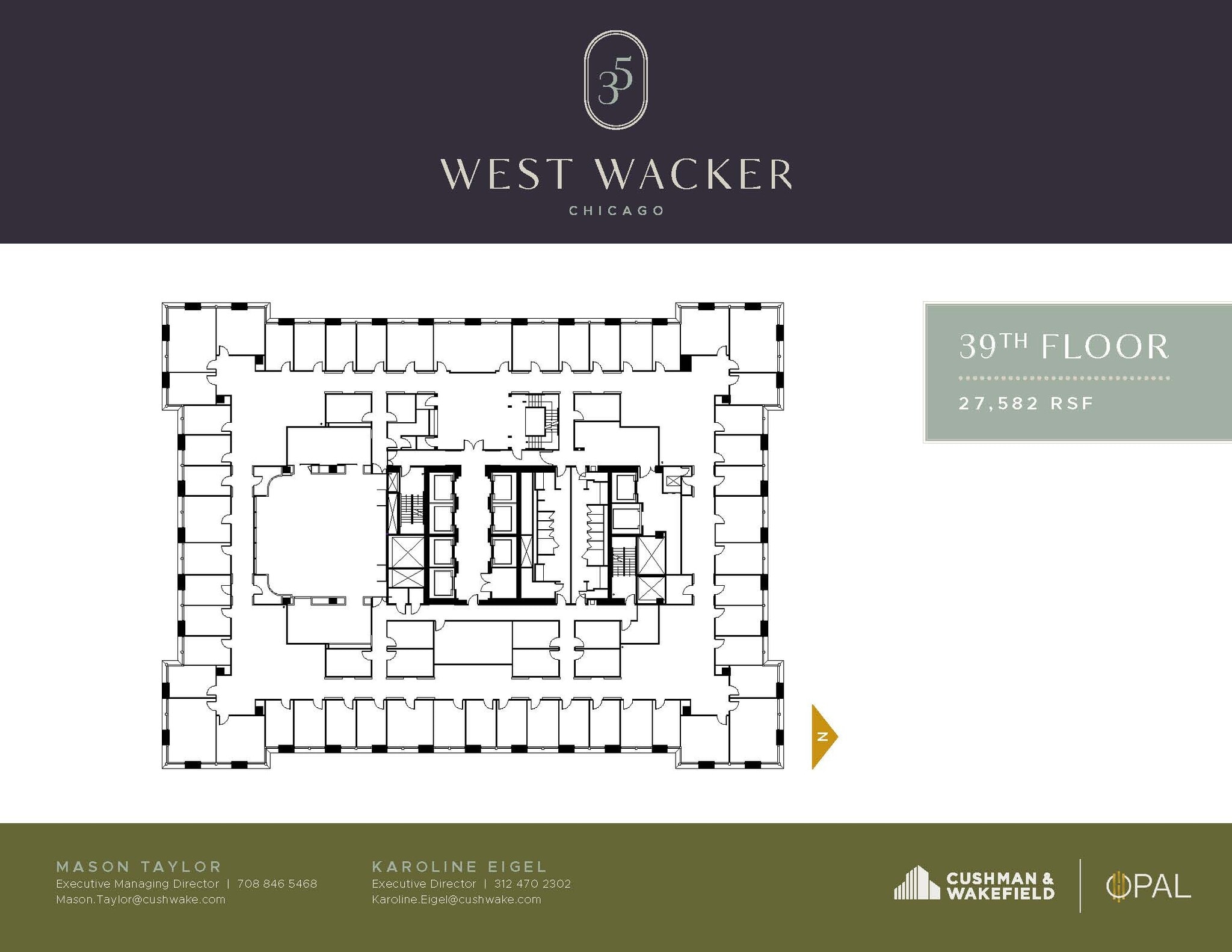 35 W Wacker Dr, Chicago, IL for lease Floor Plan- Image 1 of 1