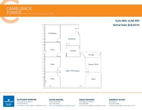 6900 E Camelback Rd, Scottsdale, AZ for lease Floor Plan- Image 1 of 2