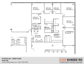 3400 Dundee Rd, Northbrook, IL for lease Floor Plan- Image 1 of 2