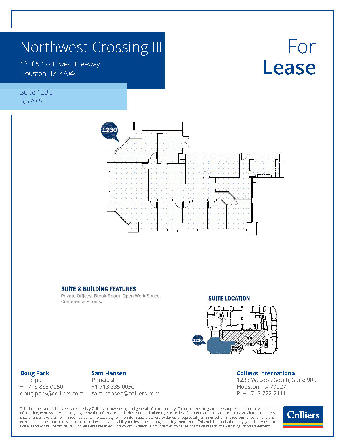 13105 Northwest Fwy, Houston, TX for lease Floor Plan- Image 1 of 1