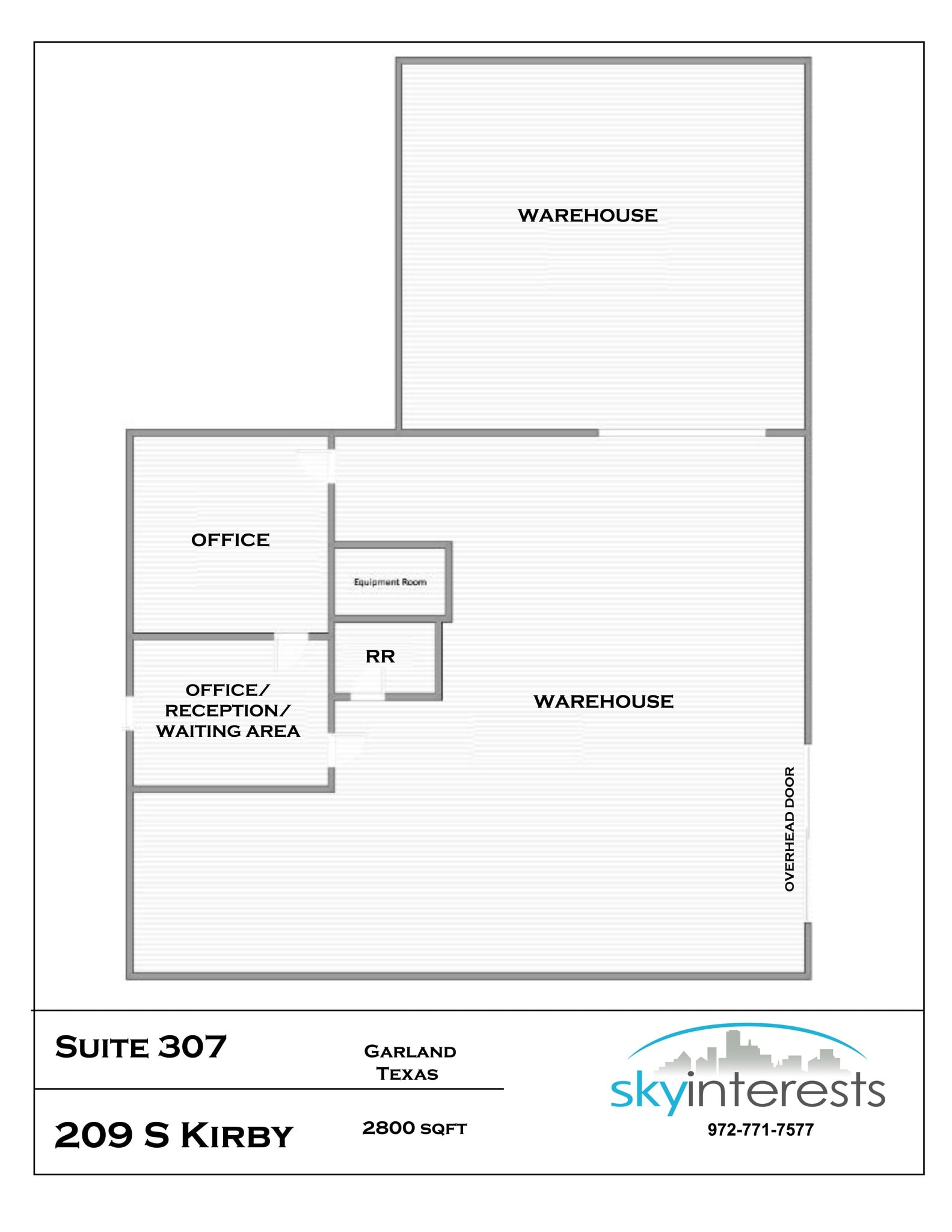 209 S Kirby St, Garland, TX for lease Site Plan- Image 1 of 1