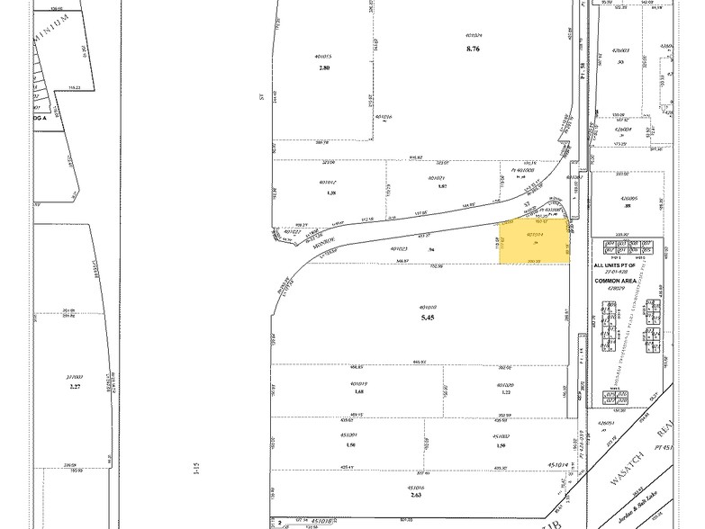 9130 S Monroe St, Sandy, UT for sale - Plat Map - Image 3 of 4