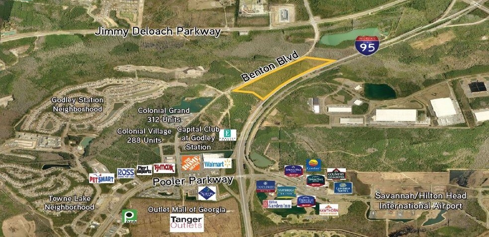 Benton Blvd & Jimmy Deloach Parkway, Pooler, GA for sale - Building Photo - Image 1 of 1