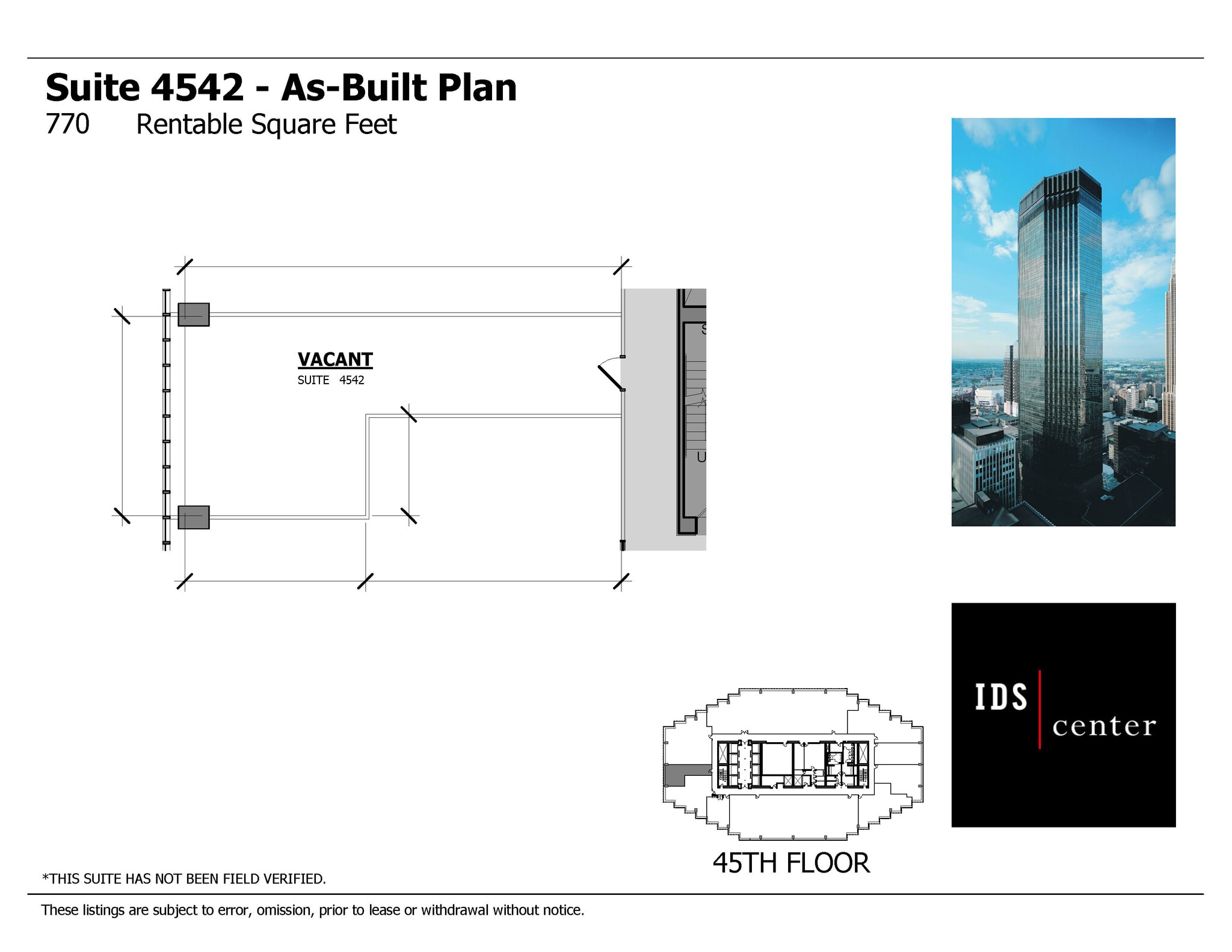 80 S 8th St, Minneapolis, MN for lease Floor Plan- Image 1 of 1