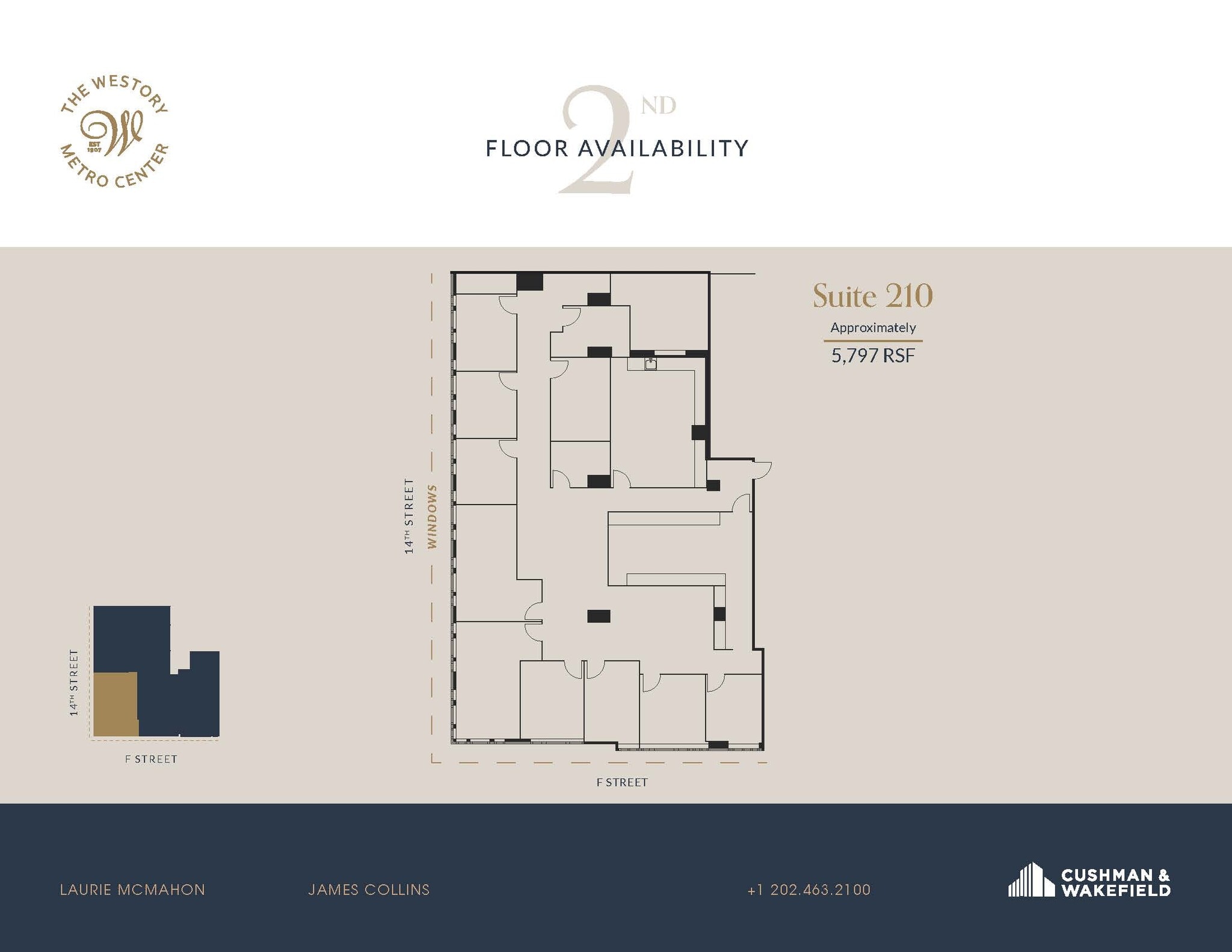 607 14th St NW, Washington, DC for lease Floor Plan- Image 1 of 1