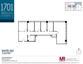 1701 E Woodfield Rd, Schaumburg, IL for lease Floor Plan- Image 1 of 1