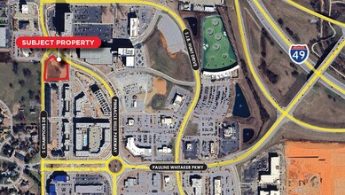 S Pinnacle Hills Pky & S Champions Dr, Rogers, AR - AERIAL map view - Image1