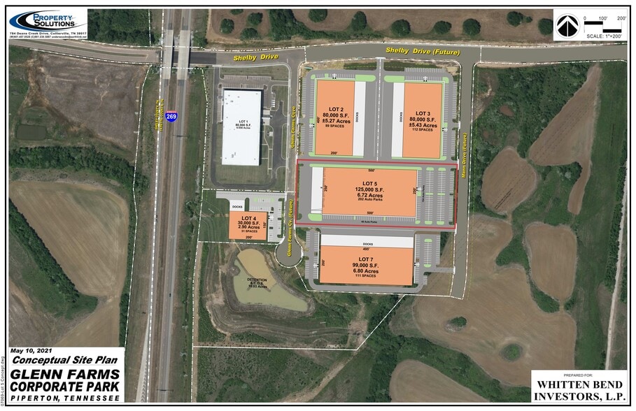 95 E Shelby Dr, Piperton, TN for lease - Site Plan - Image 2 of 2