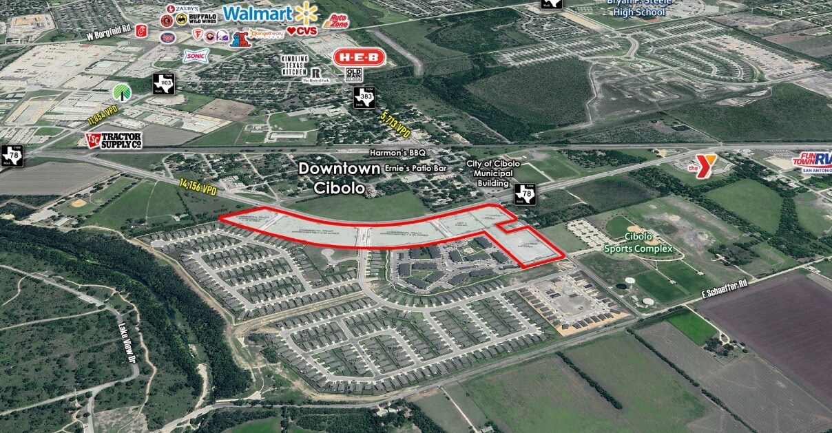FM 78 At Main St, Cibolo, TX for sale Building Photo- Image 1 of 1