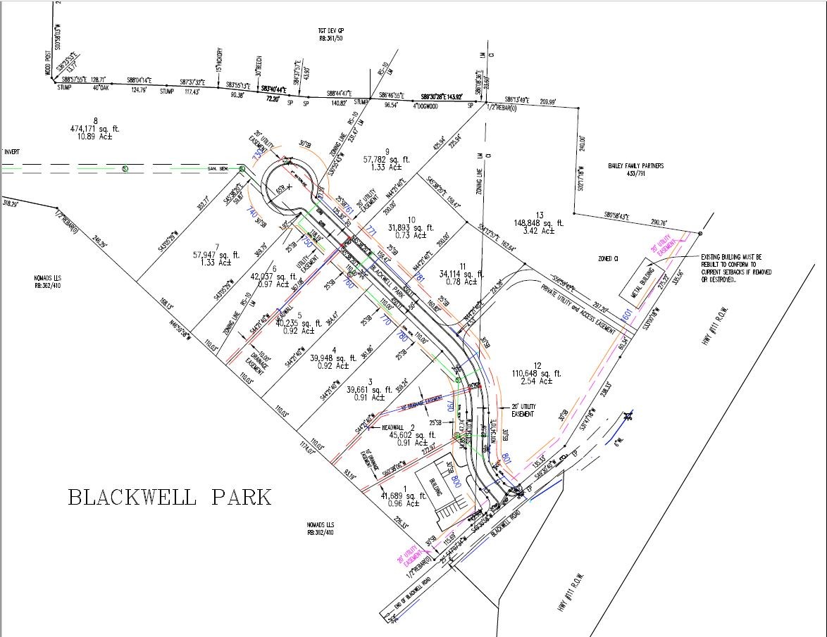 750 Blackwell Park, Cookeville, TN for sale Plat Map- Image 1 of 1