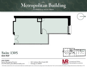 134 N LaSalle St, Chicago, IL for lease Floor Plan- Image 1 of 1