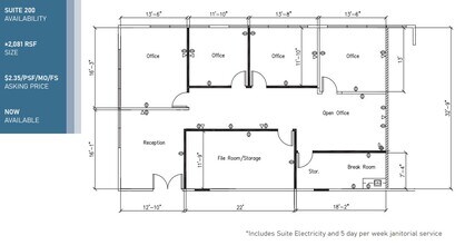 9150 Chesapeake Dr, San Diego, CA for lease Floor Plan- Image 1 of 1