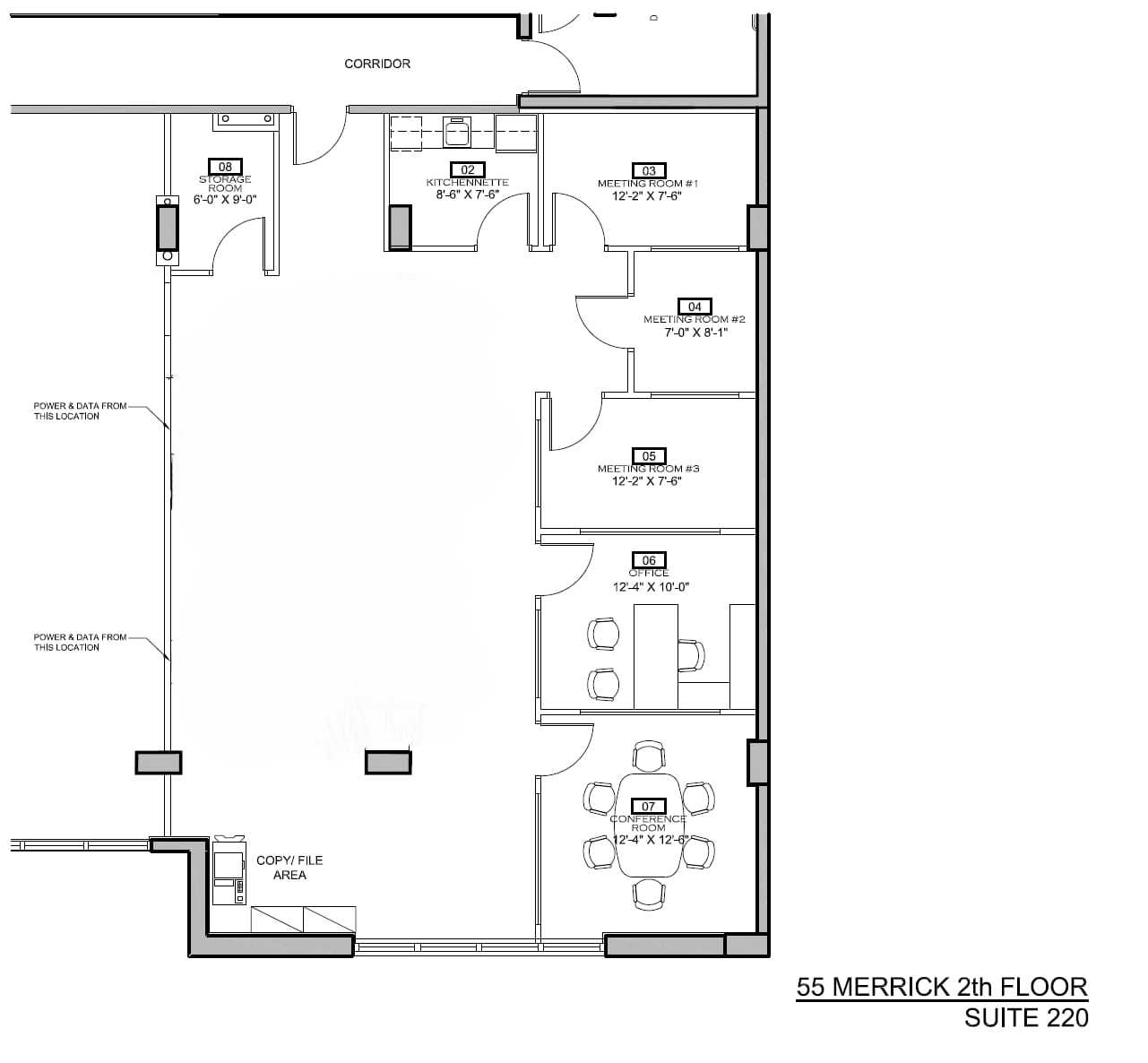 55 Merrick Way, Coral Gables, FL for lease Floor Plan- Image 1 of 3