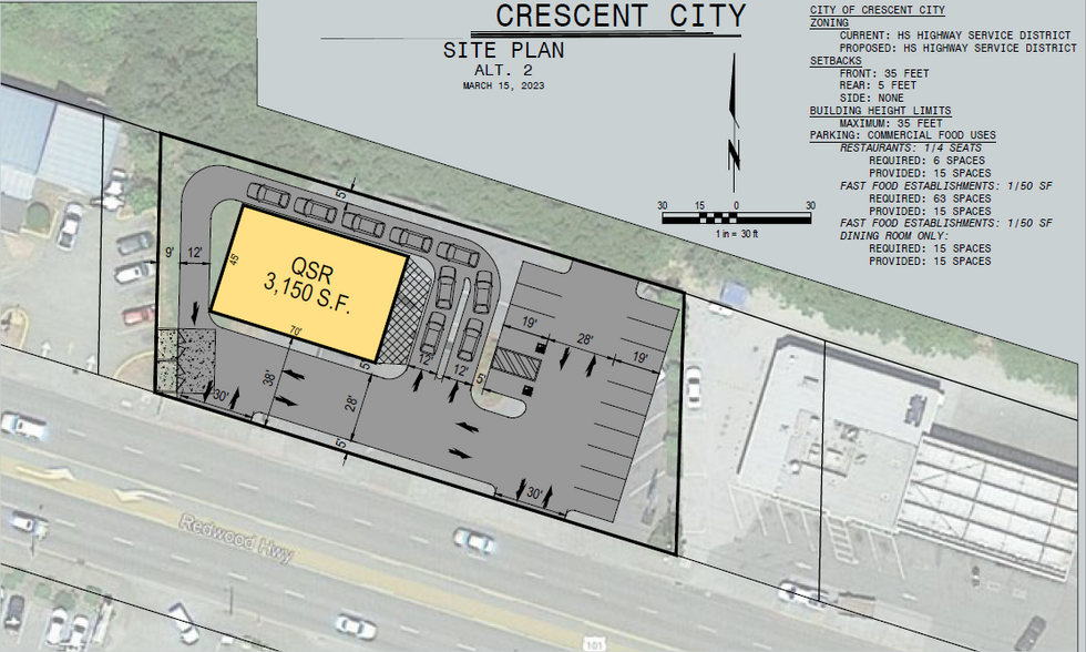 309 Us Highway 101 S, Crescent City, CA for lease - Floor Plan - Image 2 of 6