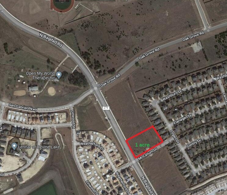 Bagdad Road, Leander, TX for sale Primary Photo- Image 1 of 1