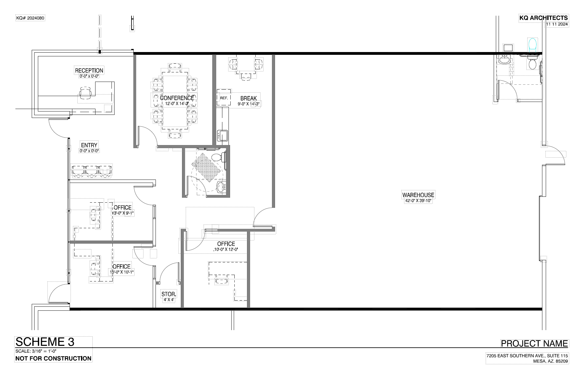 7205 E Southern Ave, Mesa, AZ for lease Floor Plan- Image 1 of 1