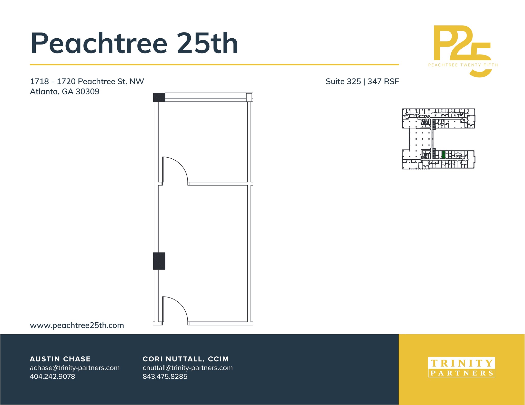 1718-1720 NW Peachtree St, Atlanta, GA for lease Site Plan- Image 1 of 3