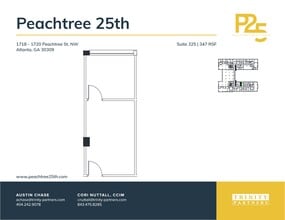1718-1720 NW Peachtree St, Atlanta, GA for lease Site Plan- Image 1 of 3