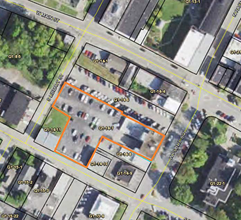 113 W Public Sq, Glasgow, KY - aerial  map view