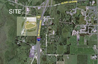 15252 W Freeway Dr NE, Columbus, MN - AERIAL  map view