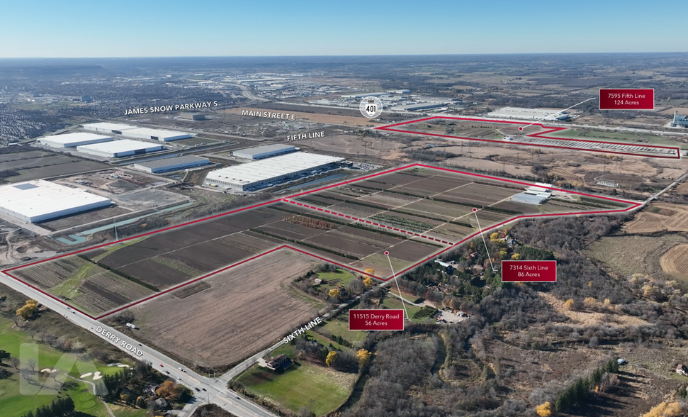 Milton Industrial Development Lands portfolio of 2 properties for sale on LoopNet.com - Aerial - Image 2 of 4