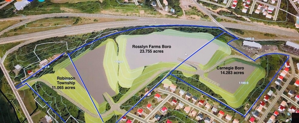 Campbells Run Rd, Carnegie, PA for sale - Aerial - Image 1 of 24