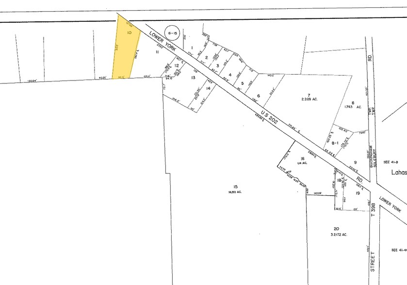 5761 Lower York Rd, New Hope, PA for sale - Plat Map - Image 1 of 1