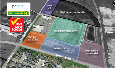 582 23 St, Didsbury, AB - aerial  map view