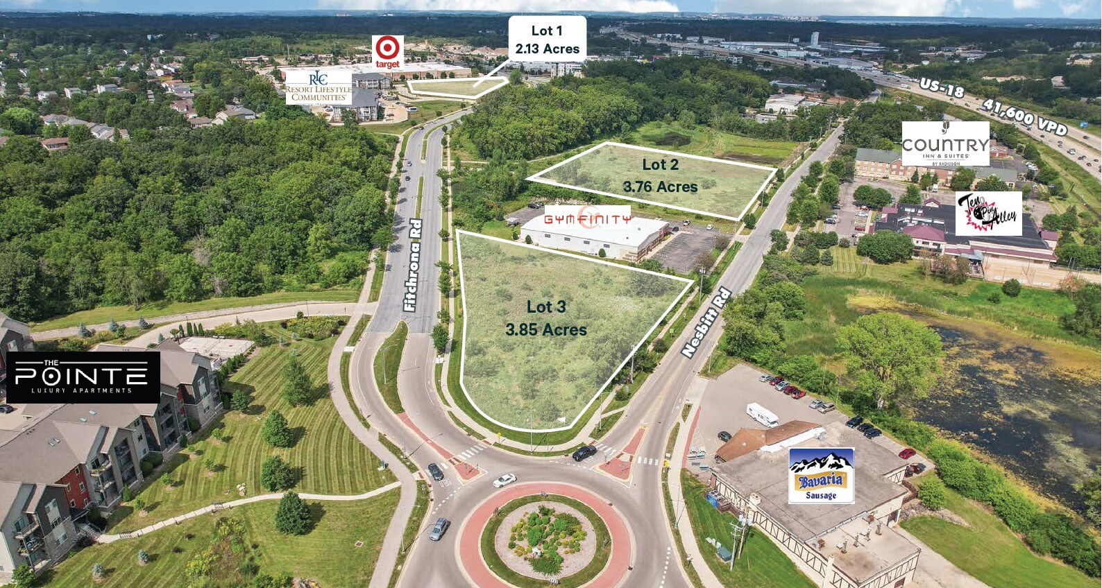 Fitchrona Rd, Fitchburg, WI for sale Aerial- Image 1 of 1