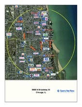 1206 W Rosedale Ave, Chicago, IL - AERIAL map view