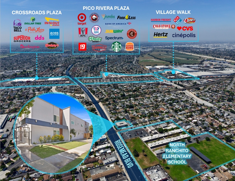 4707 Rosemead Blvd, Pico Rivera, CA for sale - Aerial - Image 2 of 11