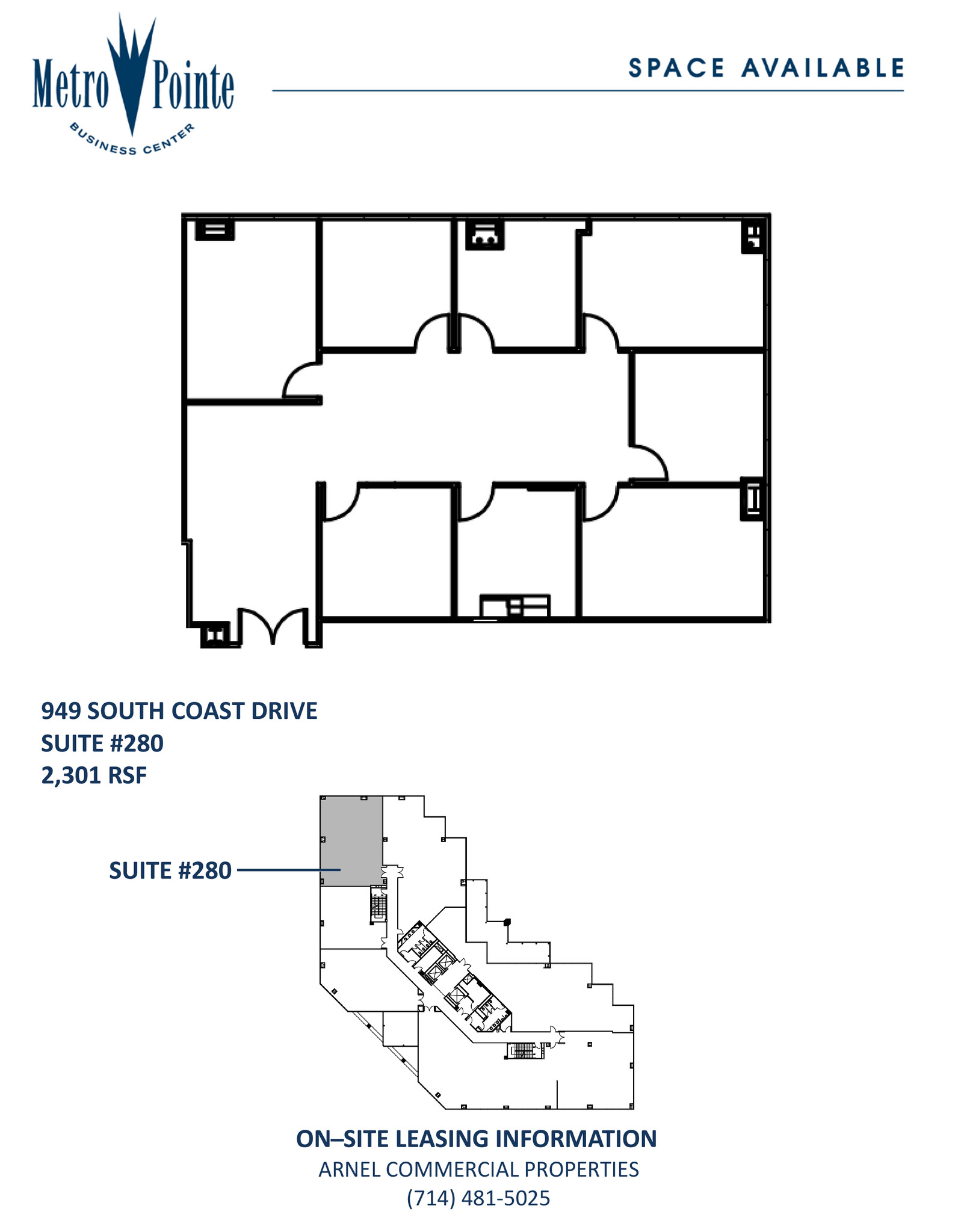 949 S Coast Dr, Costa Mesa, CA for lease Floor Plan- Image 1 of 1