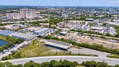 7030 N Haverhill Rd, Riviera Beach, FL - aerial  map view