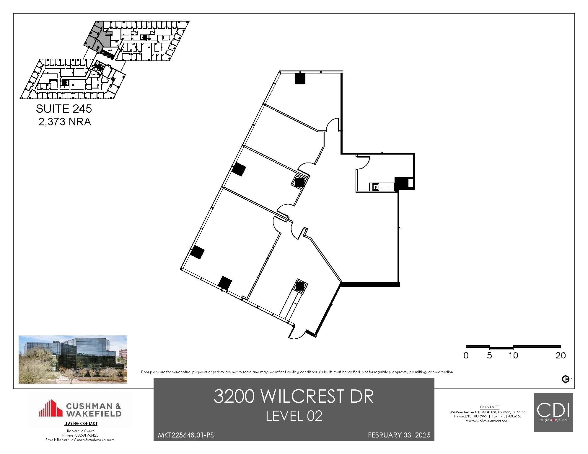 3200 Wilcrest Dr, Houston, TX for lease Floor Plan- Image 1 of 1